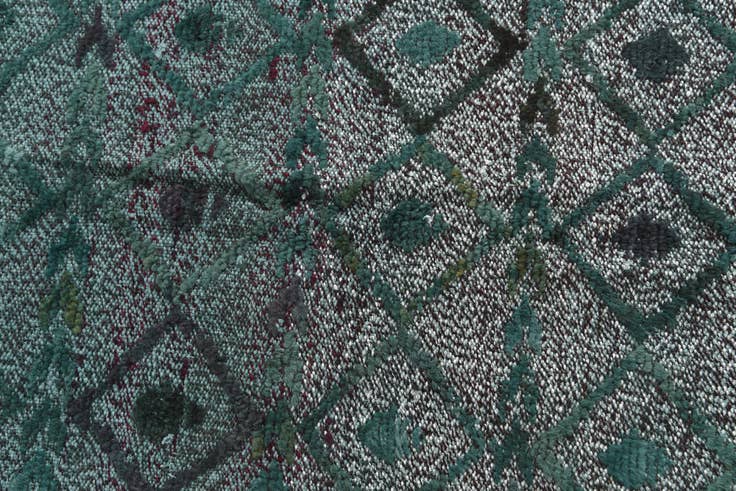 Detail image of 4' 3 x 6' 7 Hand Knotted Moroccan Wool Rug