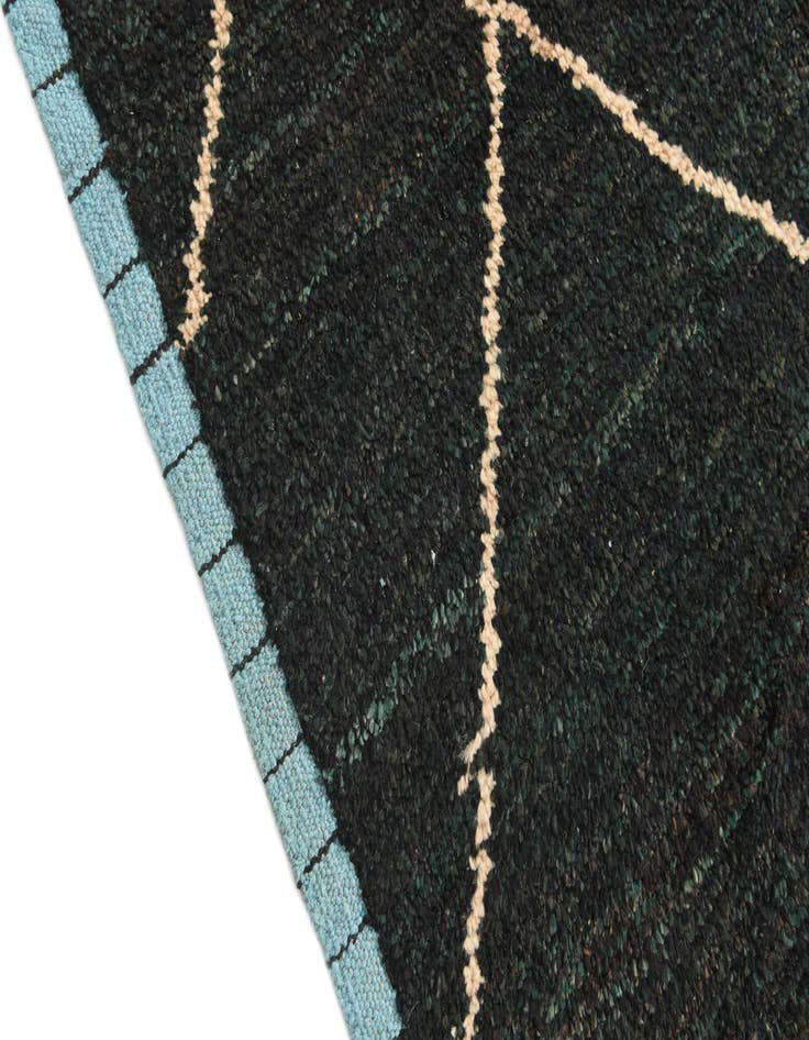 Detail image of 7' 8 x 10' 2  Hand Knotted Moroccan Wool Rug