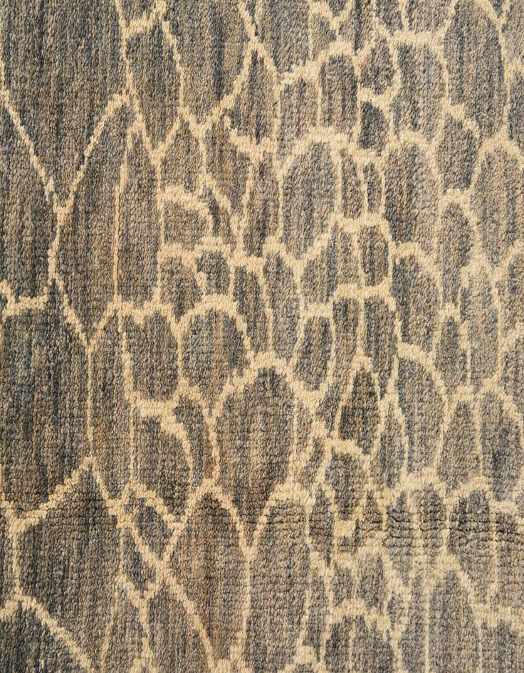 Detail image of 5' 6 x 8'  Hand Knotted Moroccan Wool Rug