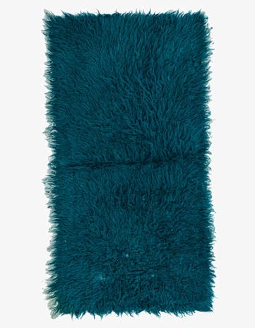 2' 4 x 4' 6 Hand Knotted Moroccan Wool Rug