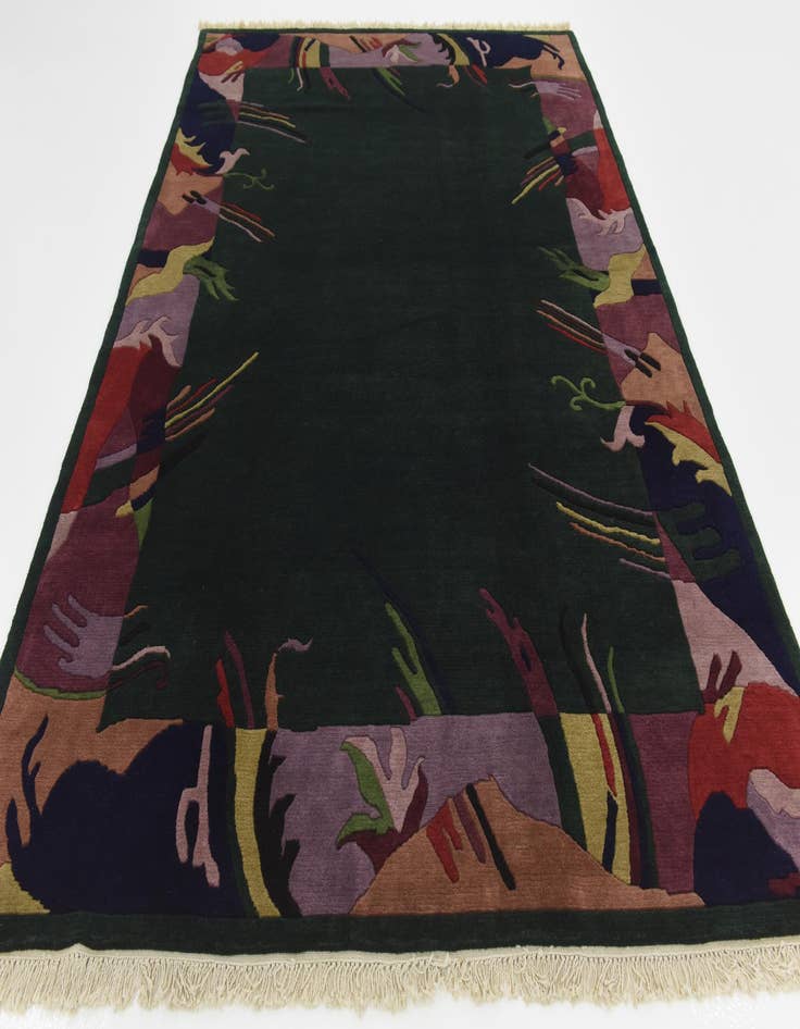 Detail image of 6' 8 x 9' 10 Hand Knotted Nepal Wool Rug