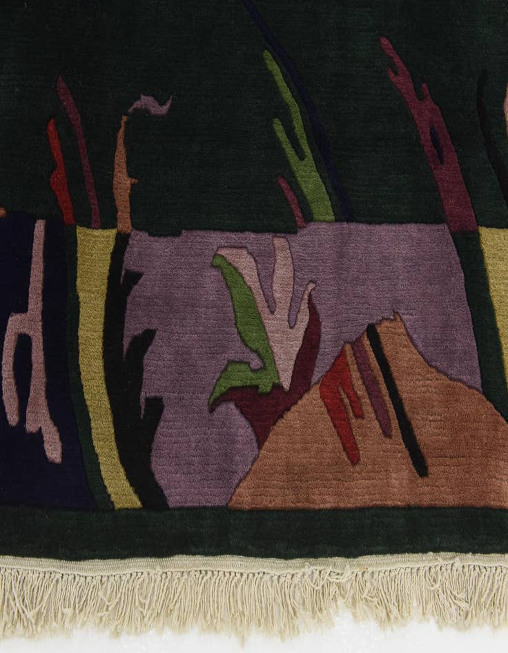 Detail image of 6' 8 x 9' 10 Hand Knotted Nepal Wool Rug