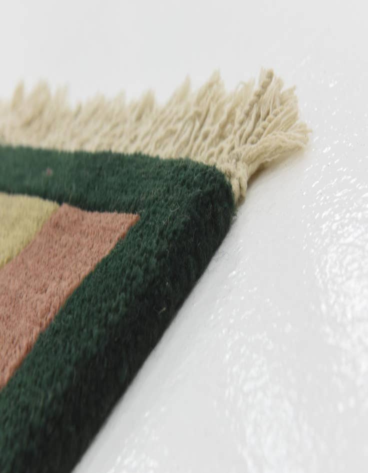 Detail image of 6' 8 x 9' 10 Hand Knotted Nepal Wool Rug