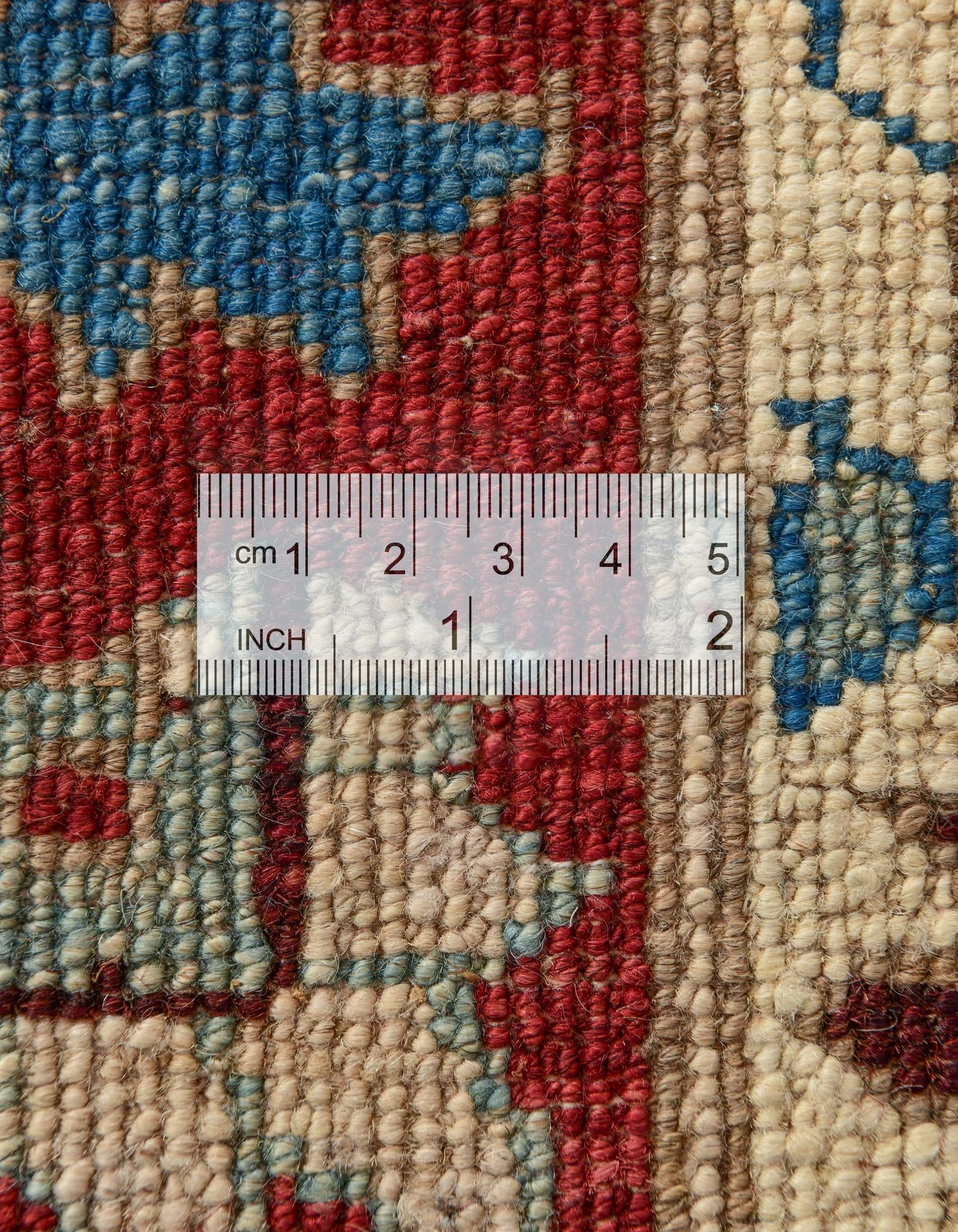 12' 3 x 17' Hand Knotted Peshawar Ziegler Rug