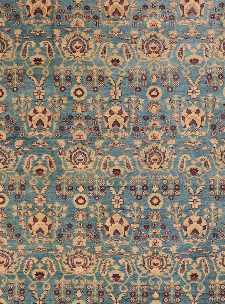 12' 3 x 17' Hand Knotted Peshawar Ziegler Rug