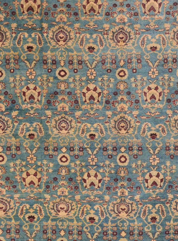 Detail image of 12' 3 x 17' Hand Knotted Peshawar Ziegler Rug