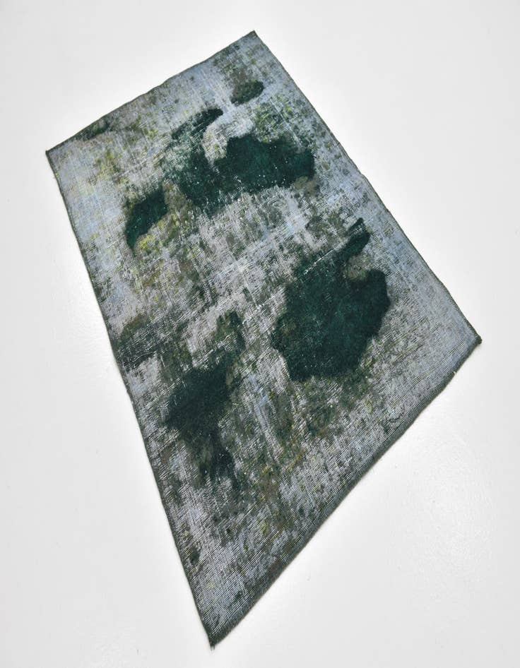 Detail image of 3' 6 x 4' 7 Hand Knotted Ultra Vintage Persian Wool Rug