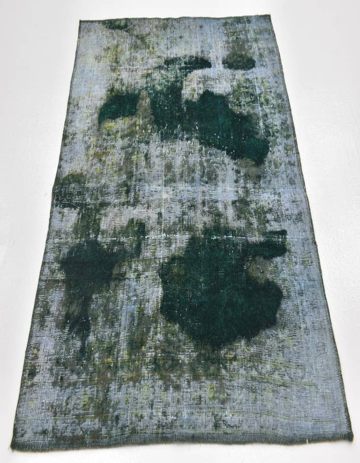 Detail image of 3' 6 x 4' 7 Hand Knotted Ultra Vintage Persian Wool Rug