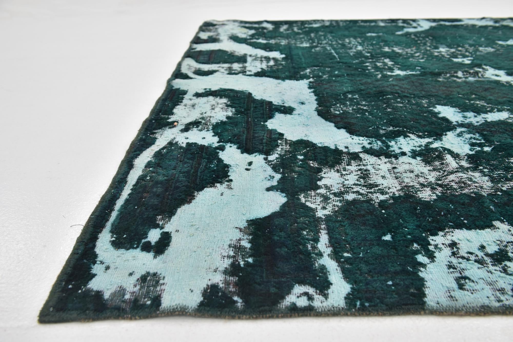 6' 2 x 8' 8 Hand Knotted Ultra Vintage Persian Wool Rug