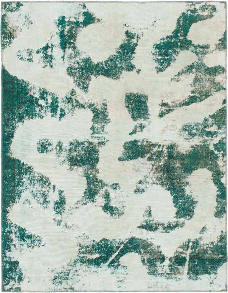 Detail image of 5' 9 x 7' 7 Hand Knotted Ultra Vintage Persian Wool Rug
