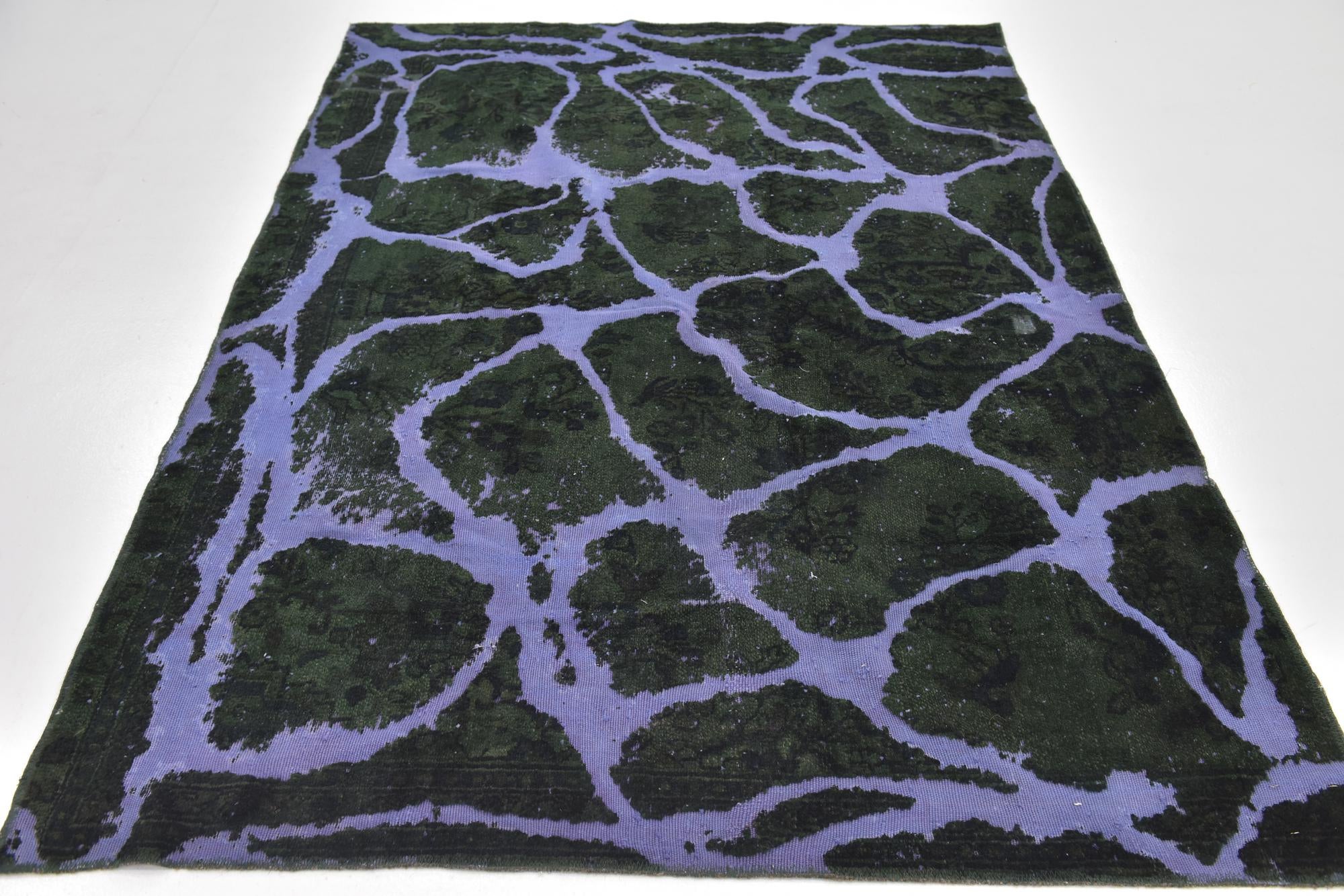5' 5 x 7' 5 Hand Knotted Ultra Vintage Persian Wool Rug
