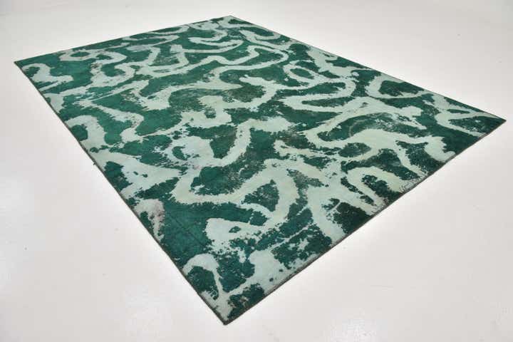 7' 9 x 10' 7 Hand Knotted Ultra Vintage Persian Wool Rug