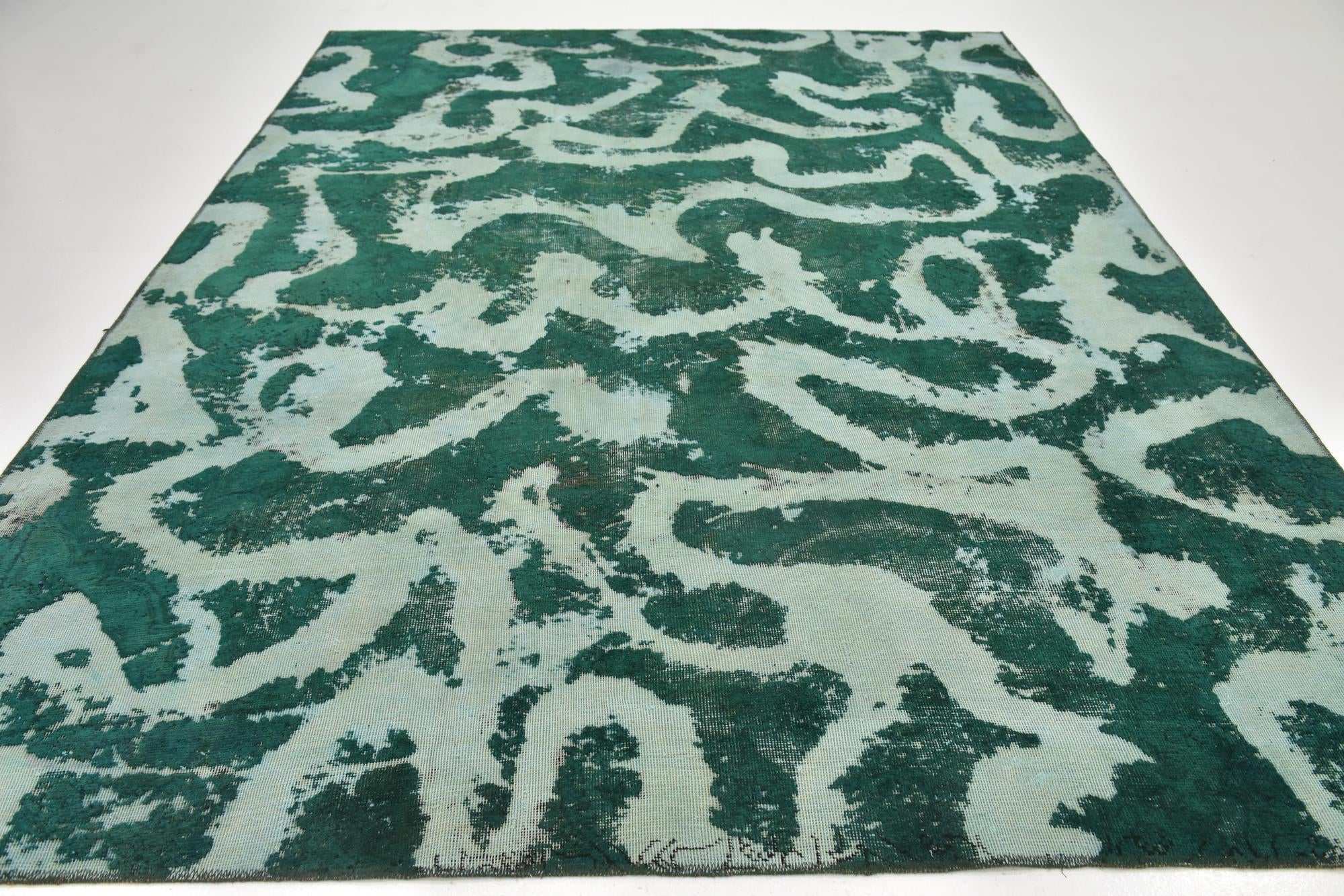 7' 9 x 10' 7 Hand Knotted Ultra Vintage Persian Wool Rug