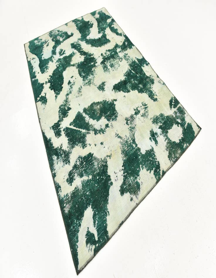 Detail image of 5' 7 x 8'  Hand Knotted Ultra Vintage Persian Wool Rug