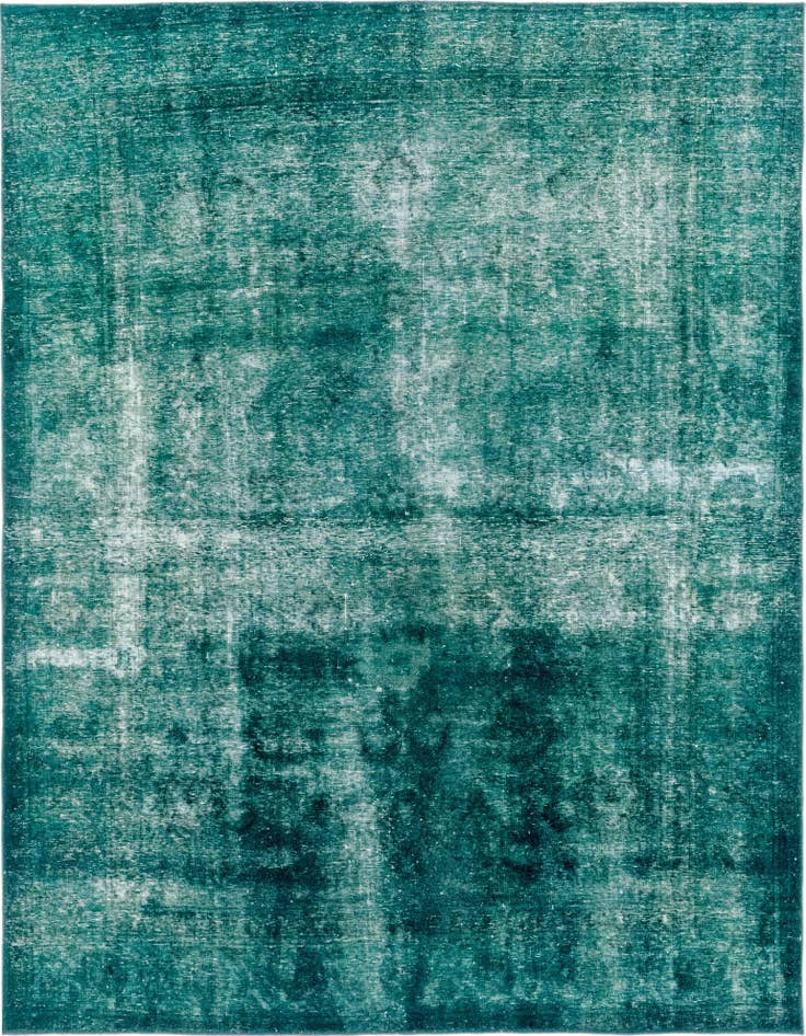 Detail image of 8' 6 x 11' 2 Hand Knotted Ultra Vintage Persian Wool Rug