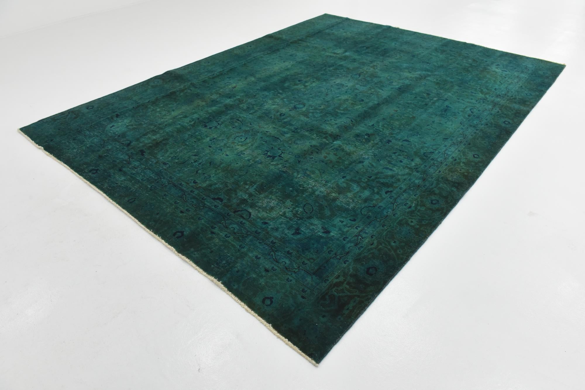 8' 6 x 12' 4 Hand Knotted Ultra Vintage Persian Wool Rug