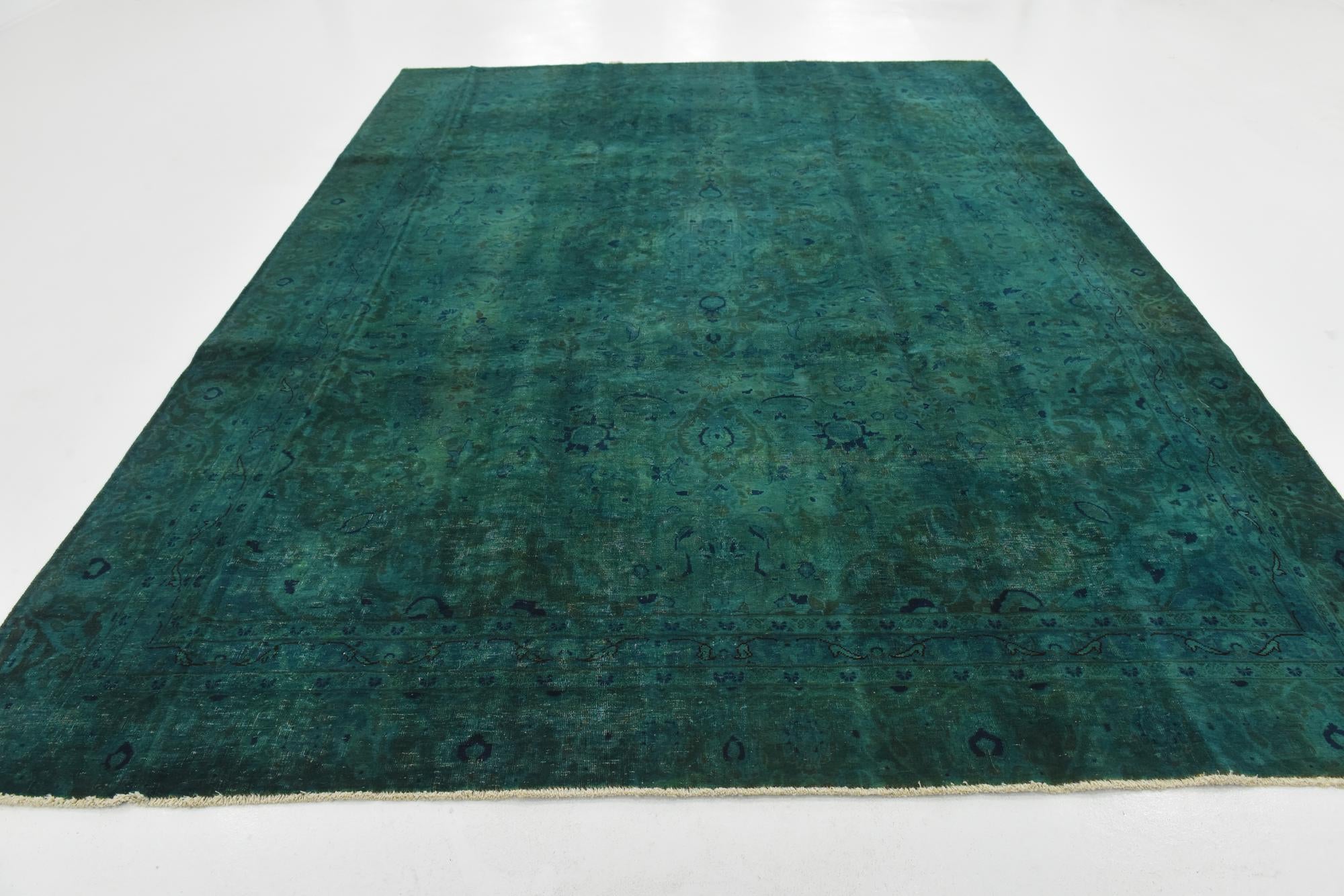8' 6 x 12' 4 Hand Knotted Ultra Vintage Persian Wool Rug