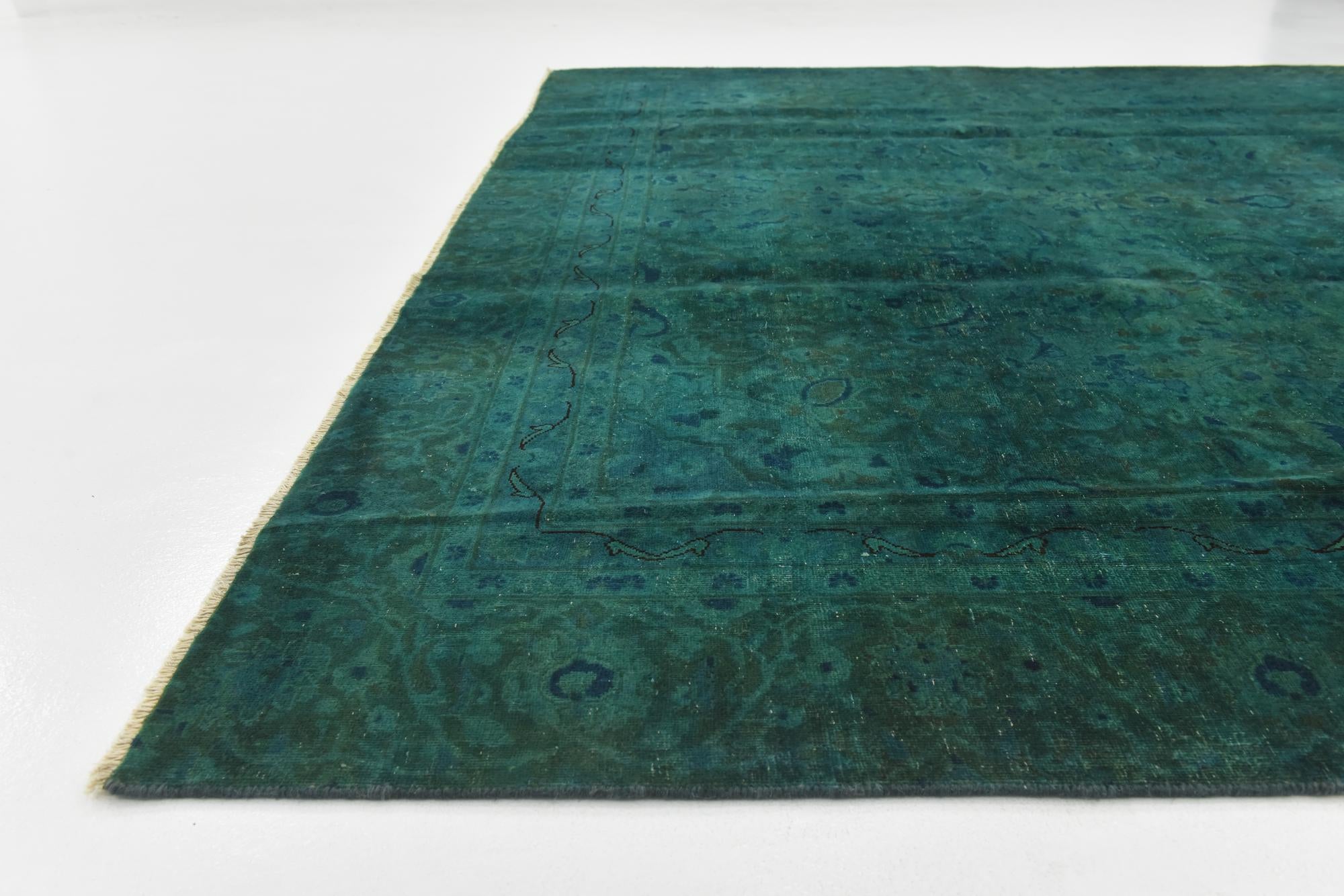 8' 6 x 12' 4 Hand Knotted Ultra Vintage Persian Wool Rug