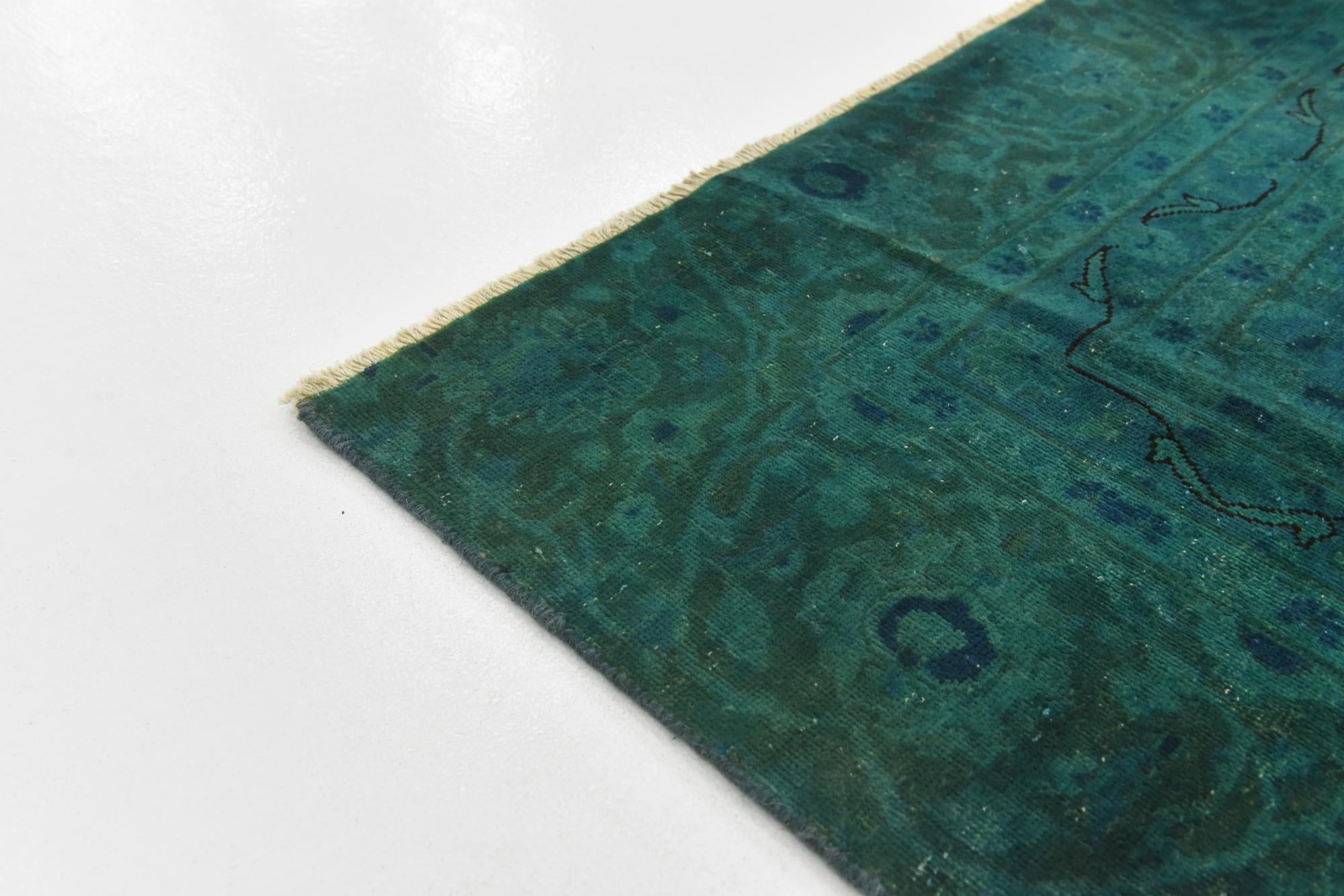 8' 6 x 12' 4 Hand Knotted Ultra Vintage Persian Wool Rug