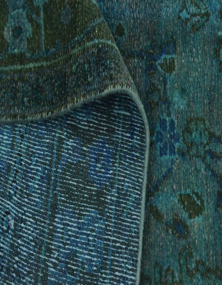 Detail image of 6' 8 x 9' 5 Hand Knotted Ultra Vintage Persian Wool Rug