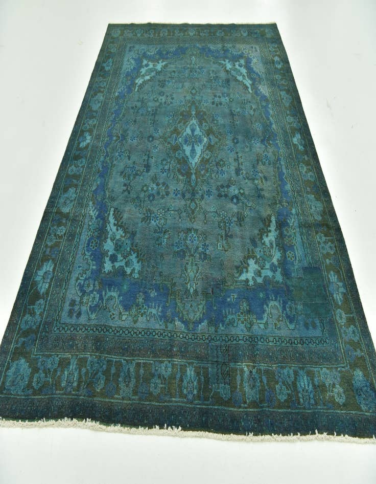 Detail image of 6' 8 x 9' 5 Hand Knotted Ultra Vintage Persian Wool Rug