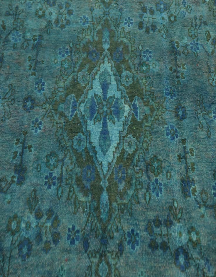 Detail image of 6' 8 x 9' 5 Hand Knotted Ultra Vintage Persian Wool Rug