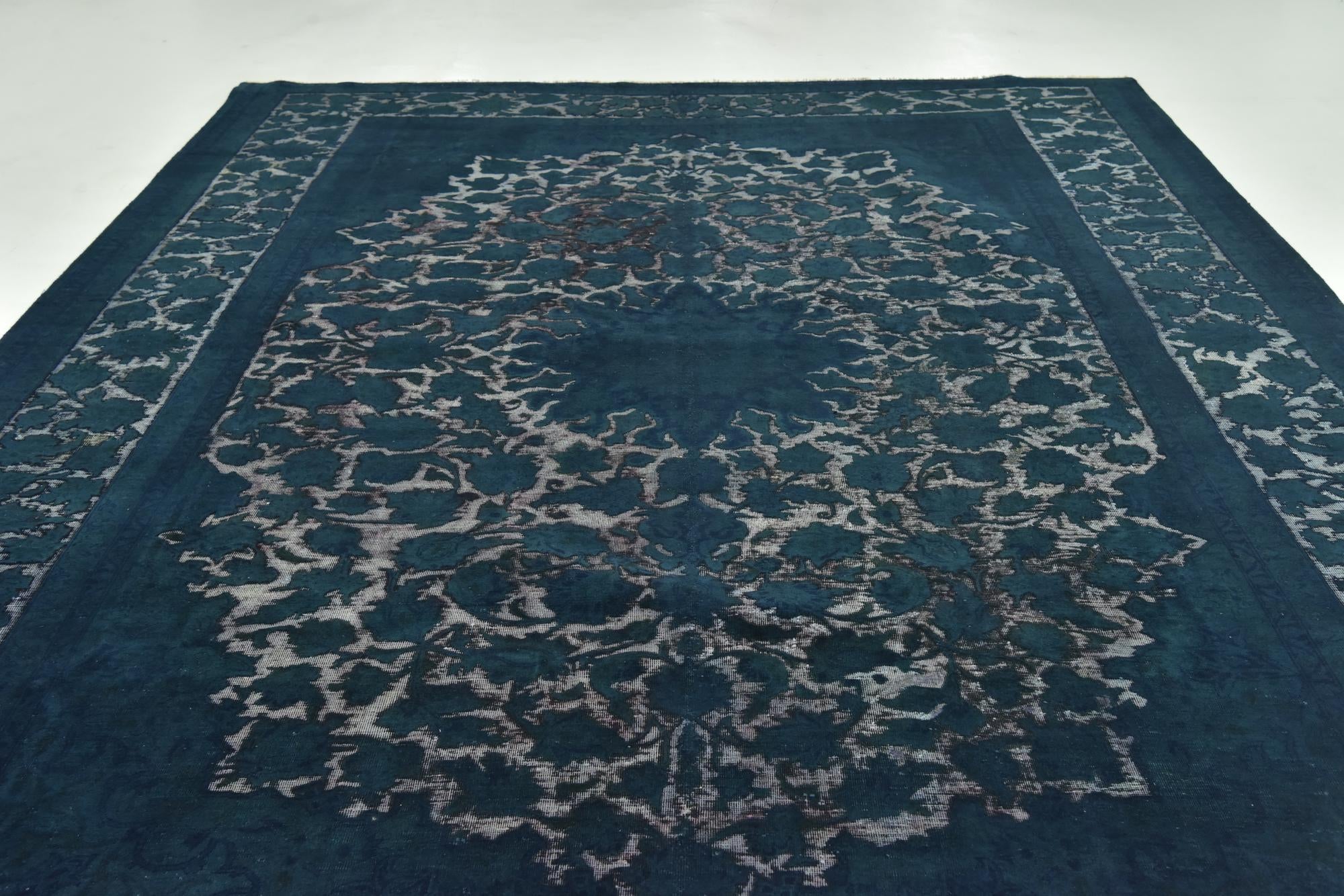 9' 4 x 14' Hand Knotted Ultra Vintage Persian Wool Rug