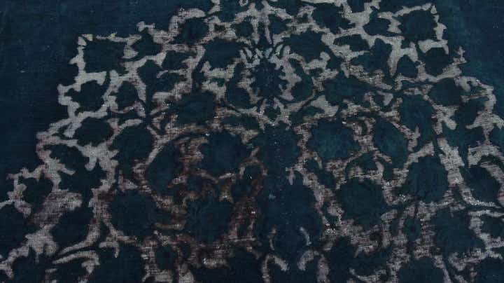 9' 4 x 14' Hand Knotted Ultra Vintage Persian Wool Rug