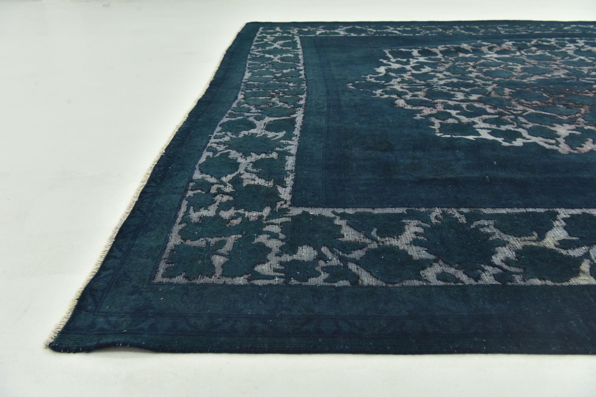 9' 4 x 14' Hand Knotted Ultra Vintage Persian Wool Rug