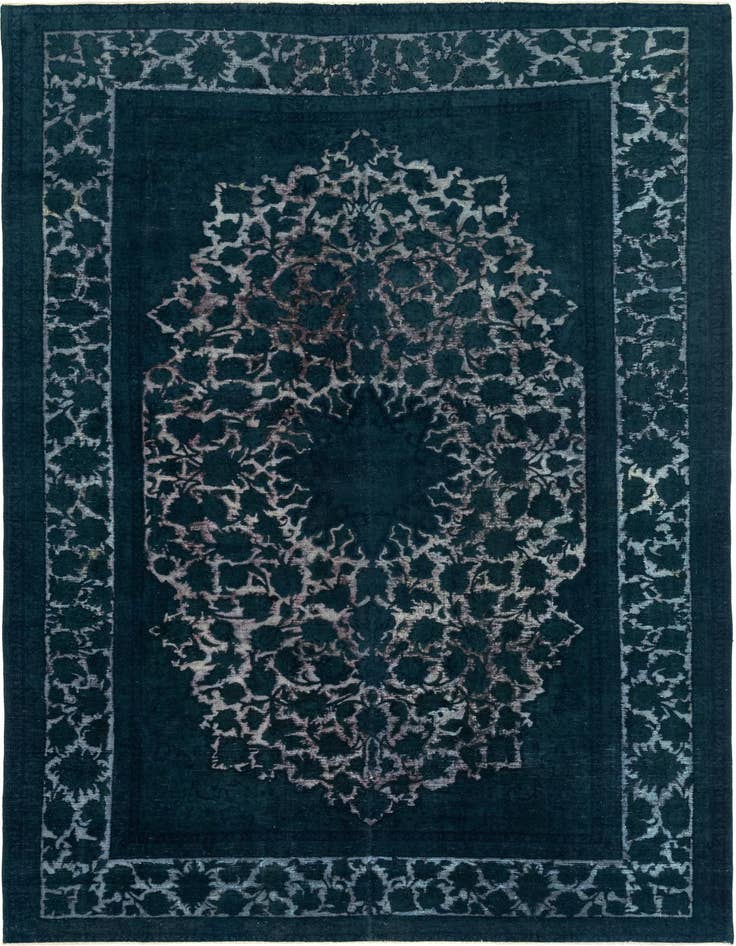 Detail image of 9' 4 x 14' Hand Knotted Ultra Vintage Persian Wool Rug
