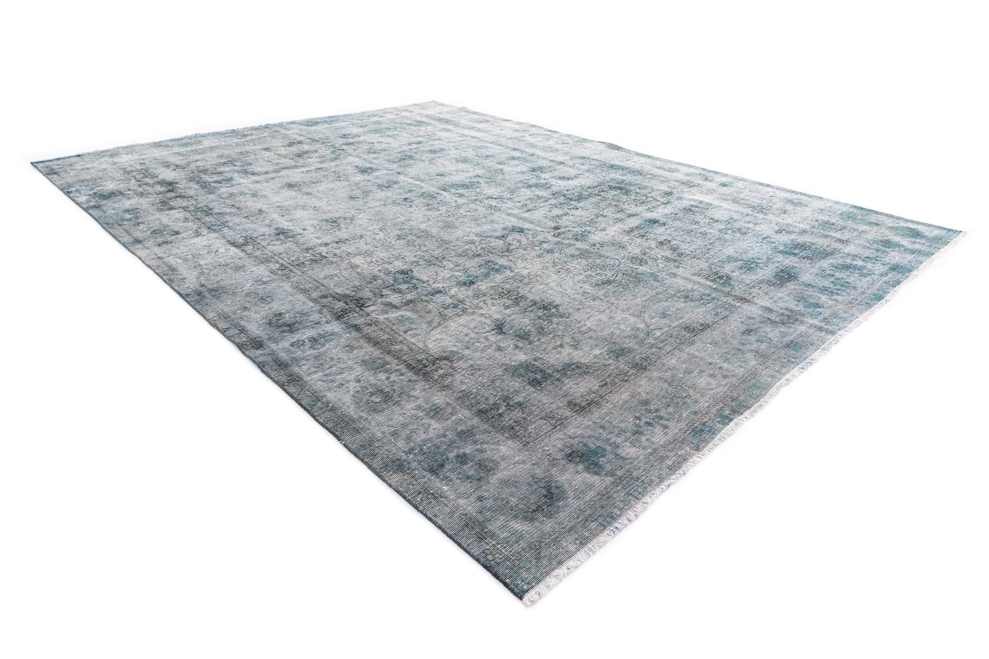 9' 4 x 12' 4 Hand Knotted Ultra Vintage Persian Wool Rug