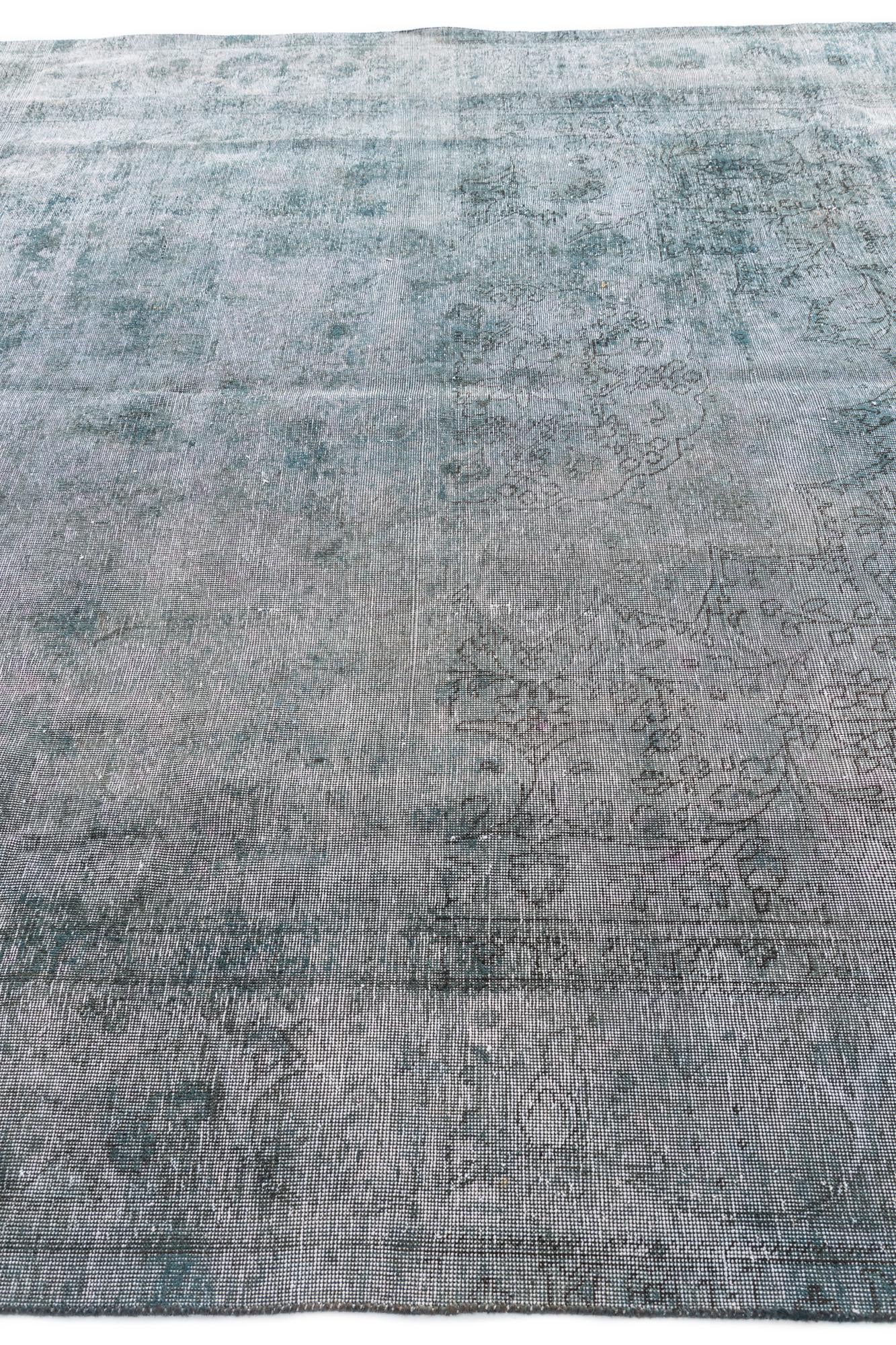 9' 4 x 12' 4 Hand Knotted Ultra Vintage Persian Wool Rug
