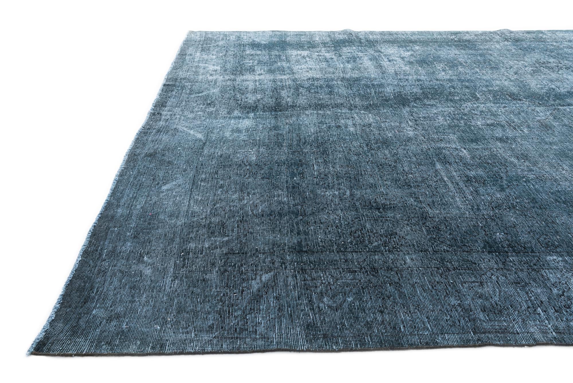 9' 6 x 12' 3 Hand Knotted Ultra Vintage Persian Wool Rug