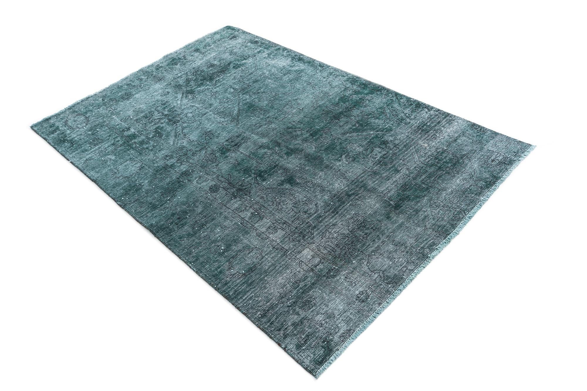 4' 5 x 6' 6 Hand Knotted Ultra Vintage Persian Wool Rug