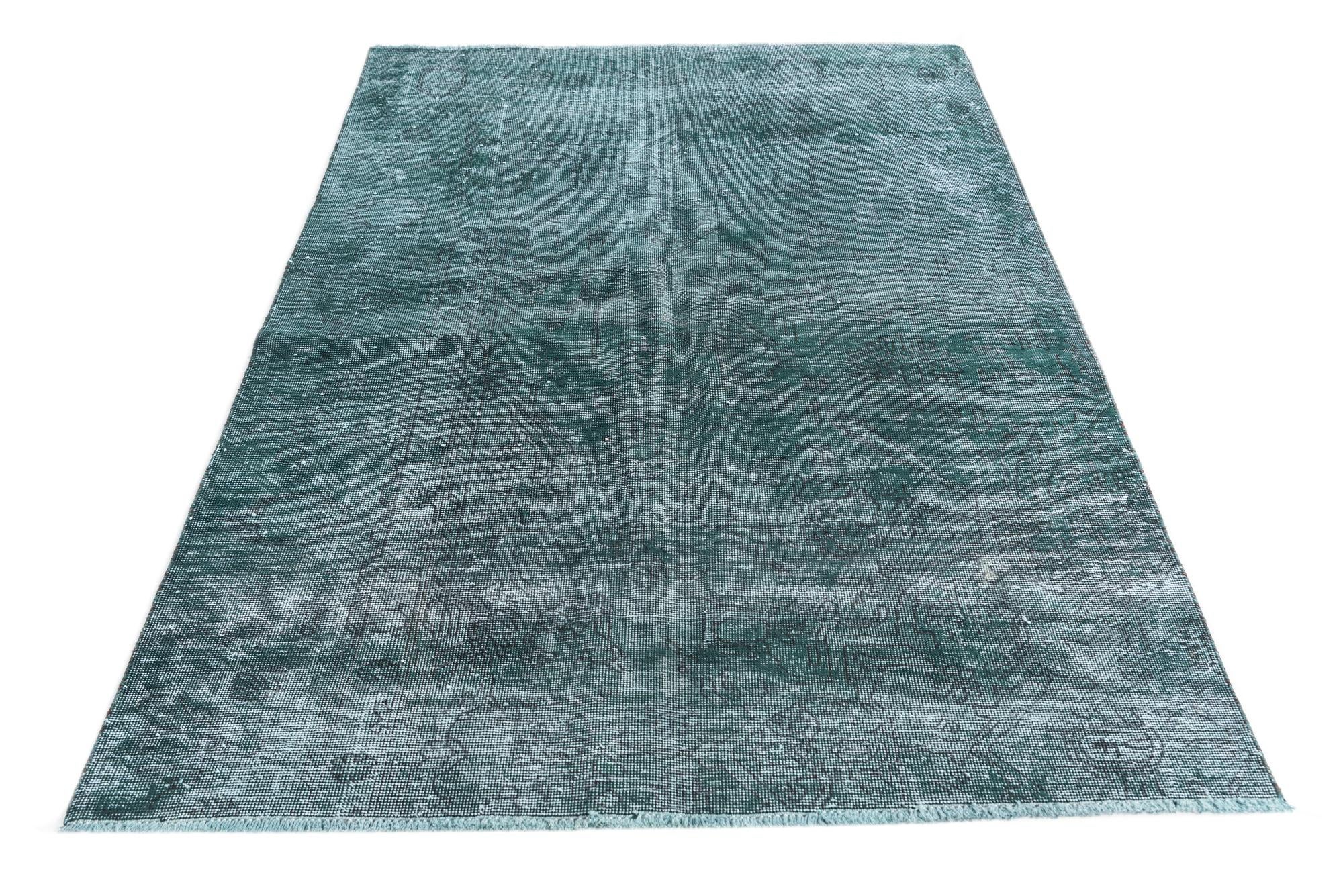 4' 5 x 6' 6 Hand Knotted Ultra Vintage Persian Wool Rug