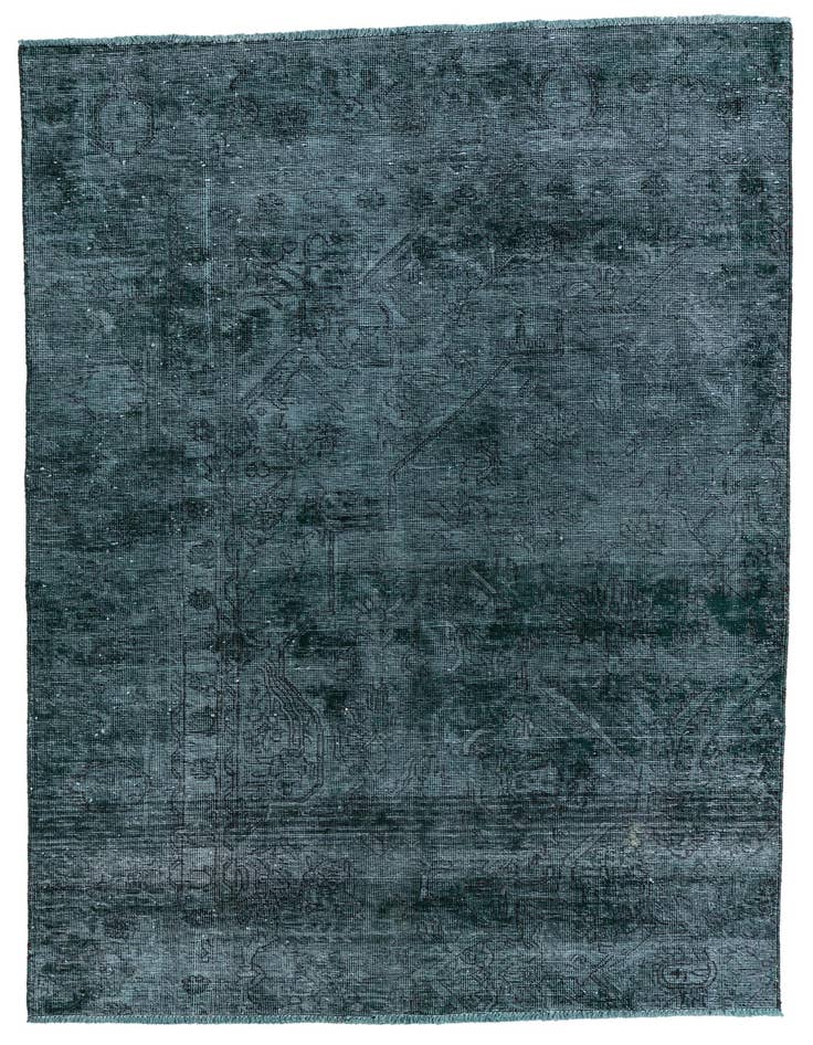 Detail image of 4' 5 x 6' 6 Hand Knotted Ultra Vintage Persian Wool Rug