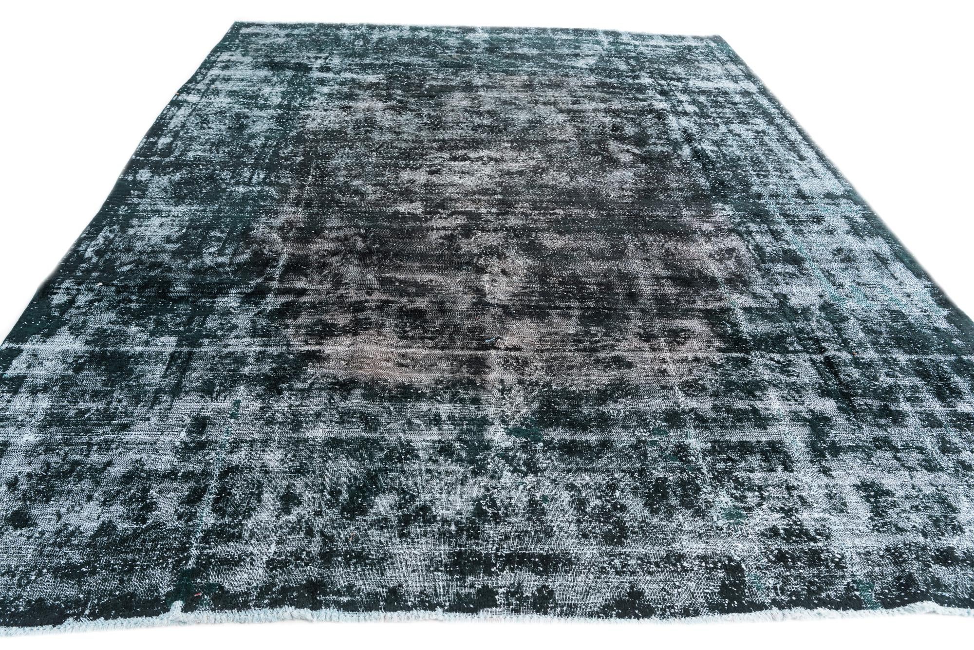 8' x 11' Hand Knotted Ultra Vintage Persian Wool Rug