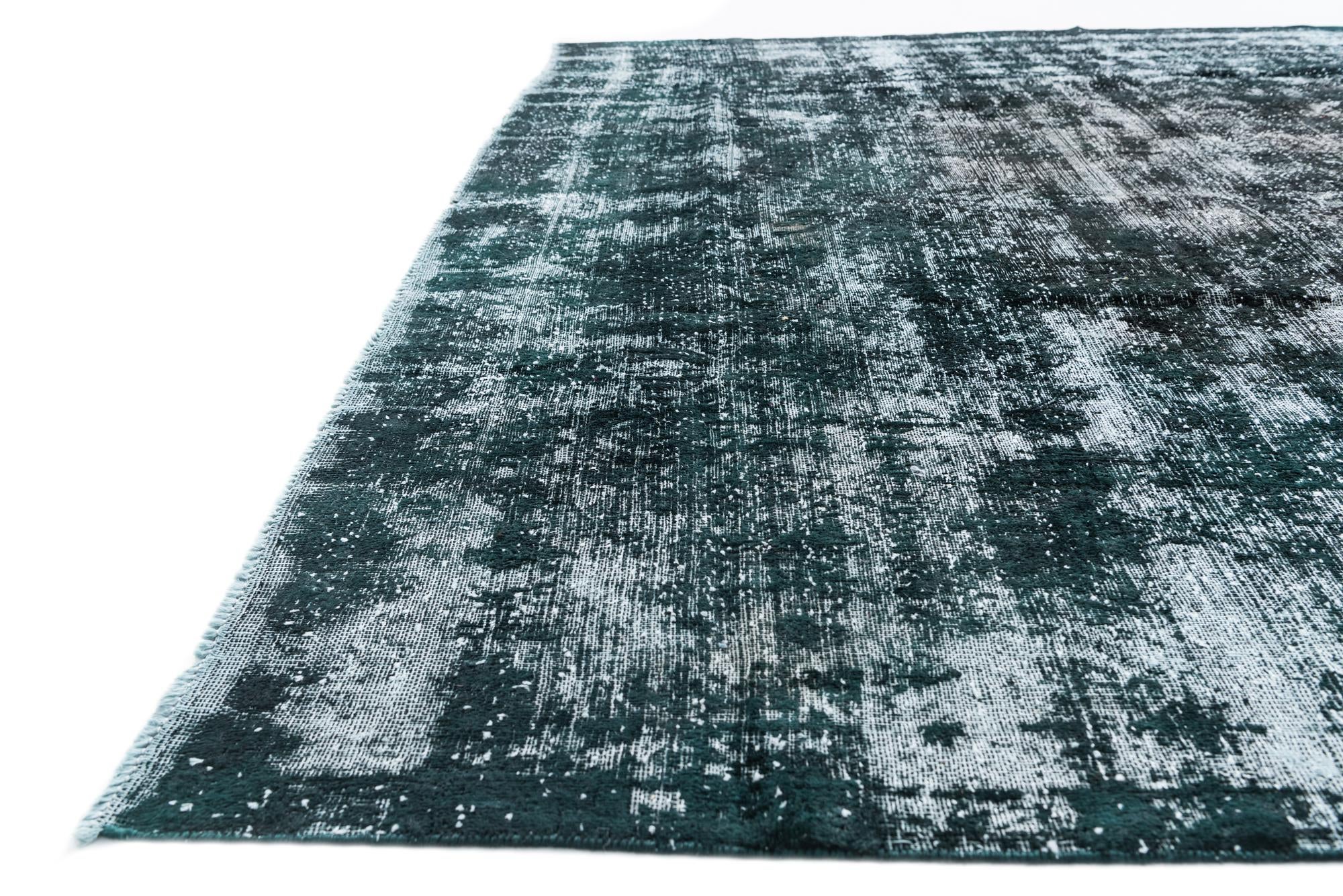 8' x 11' Hand Knotted Ultra Vintage Persian Wool Rug