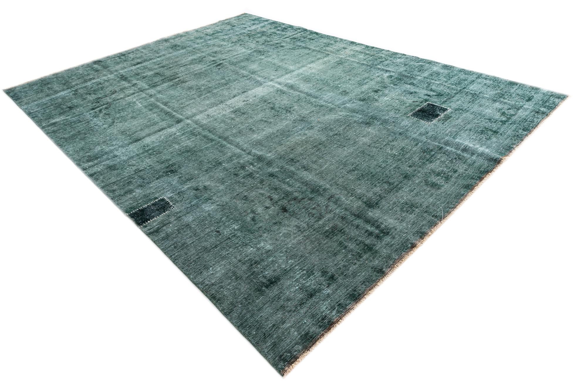 9' 4 x 12' 7 Hand Knotted Ultra Vintage Persian Wool Rug