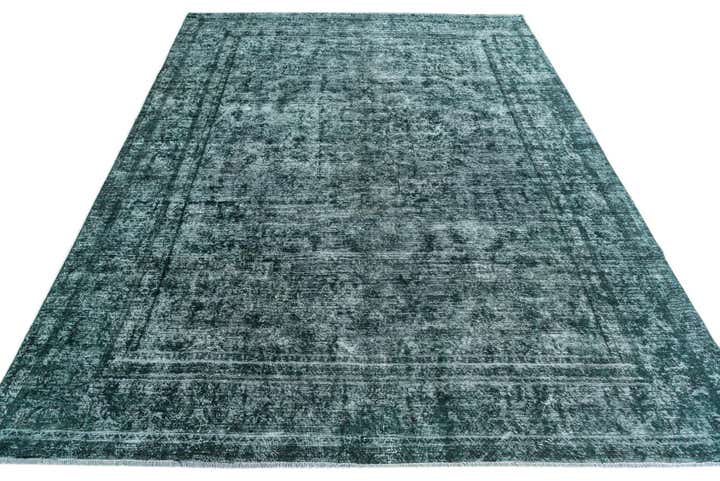 280cm x 370cm Handgeknoopt Ultra Vintage Perzisch Wol Vloerkleed