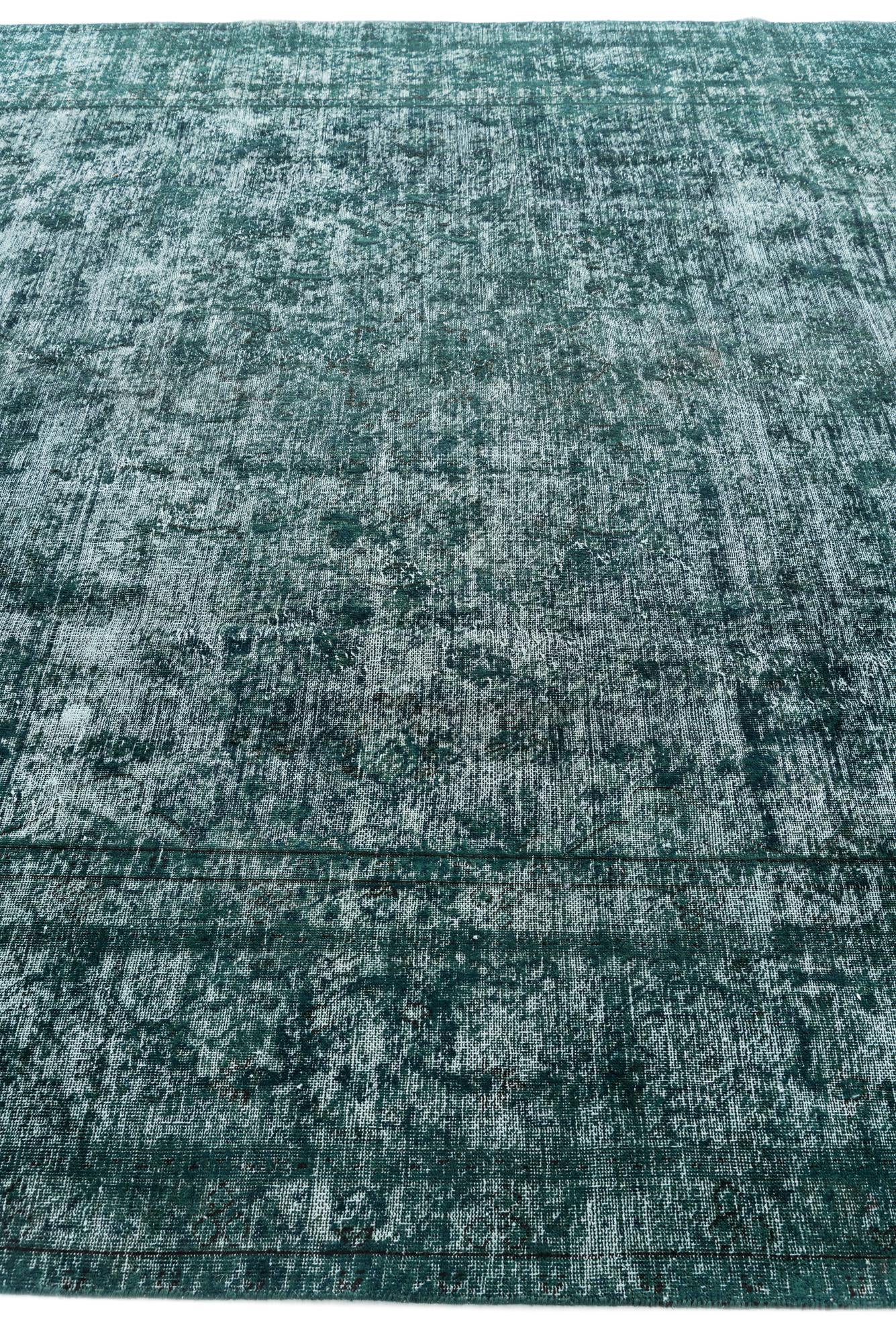 9' 3 x 12' 1 Hand Knotted Ultra Vintage Persian Wool Rug