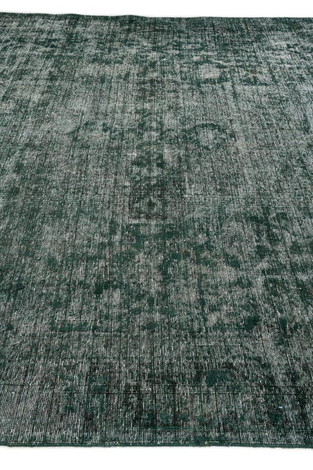 Detail image of 9' 4 x 13' Hand Knotted Ultra Vintage Persian Wool Rug