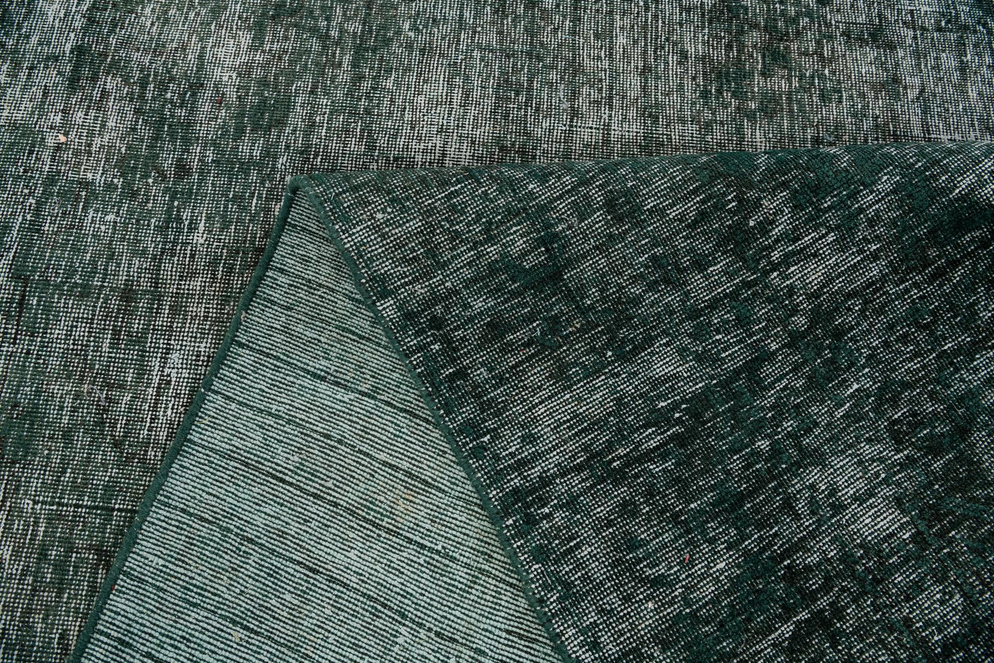 9' 4 x 13' Hand Knotted Ultra Vintage Persian Wool Rug