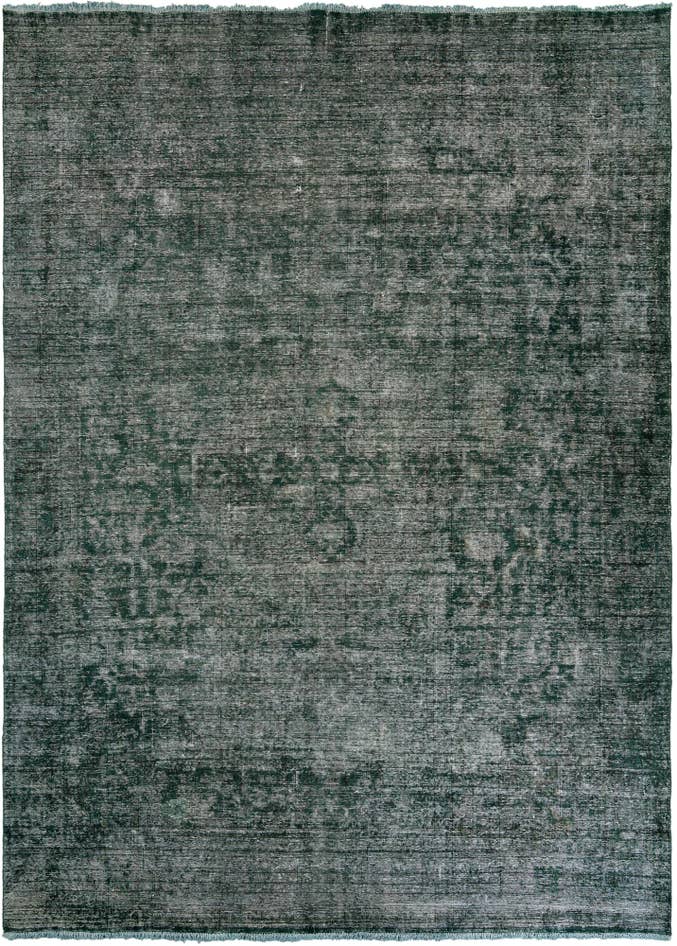 Detail image of 9' 4 x 13' Hand Knotted Ultra Vintage Persian Wool Rug