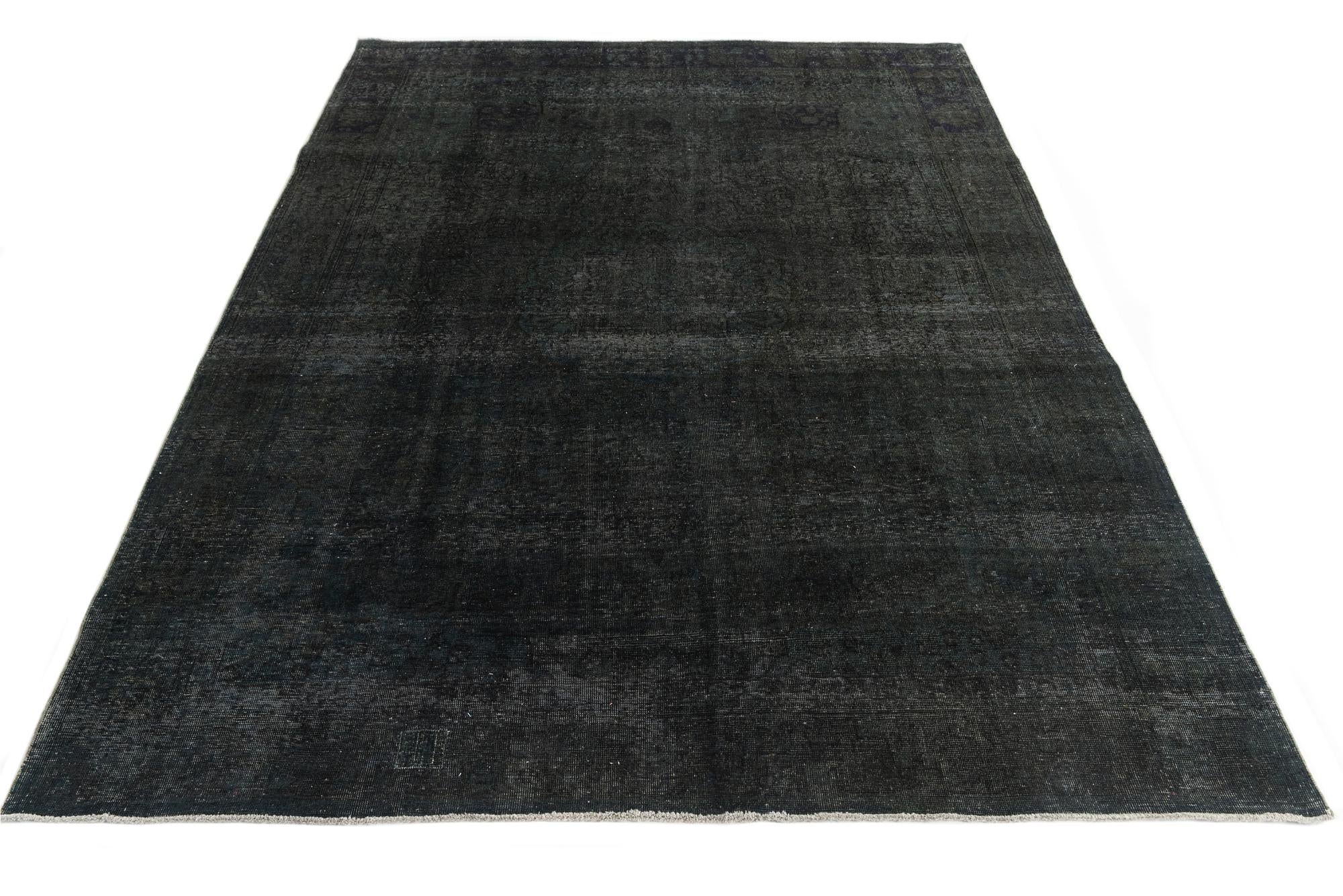 8' x 11' Hand Knotted Ultra Vintage Persian Wool Rug