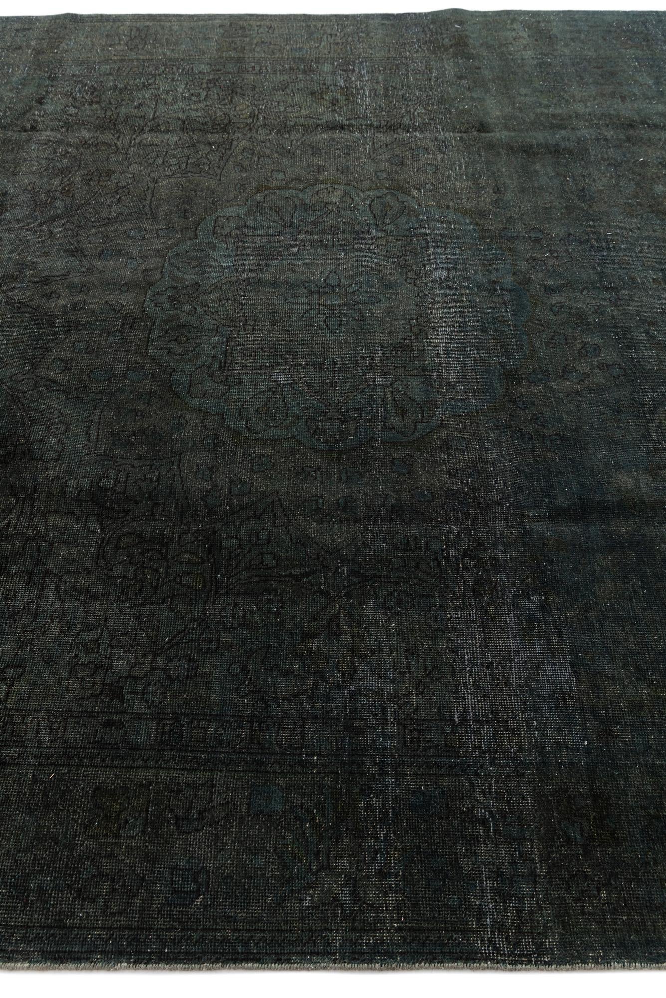 8' x 11' Hand Knotted Ultra Vintage Persian Wool Rug