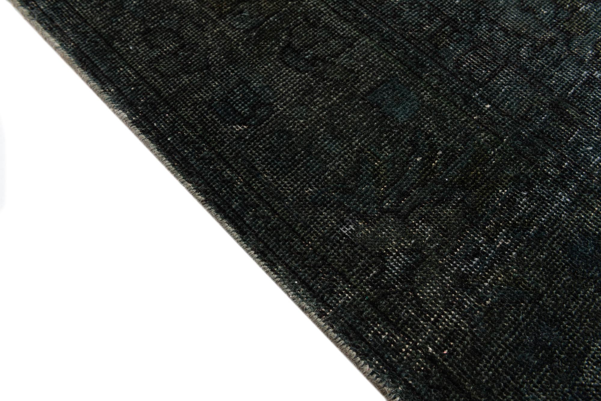 8' x 11' Hand Knotted Ultra Vintage Persian Wool Rug