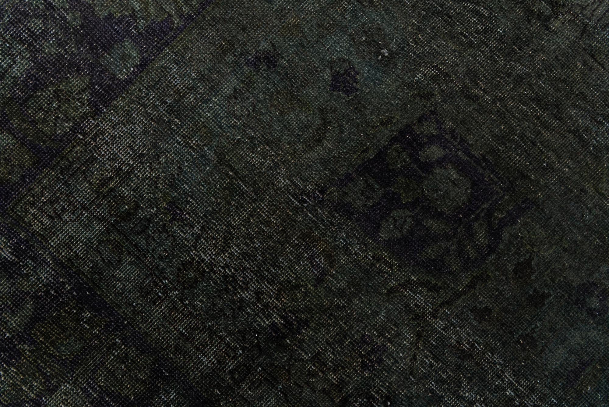 8' x 11' Hand Knotted Ultra Vintage Persian Wool Rug
