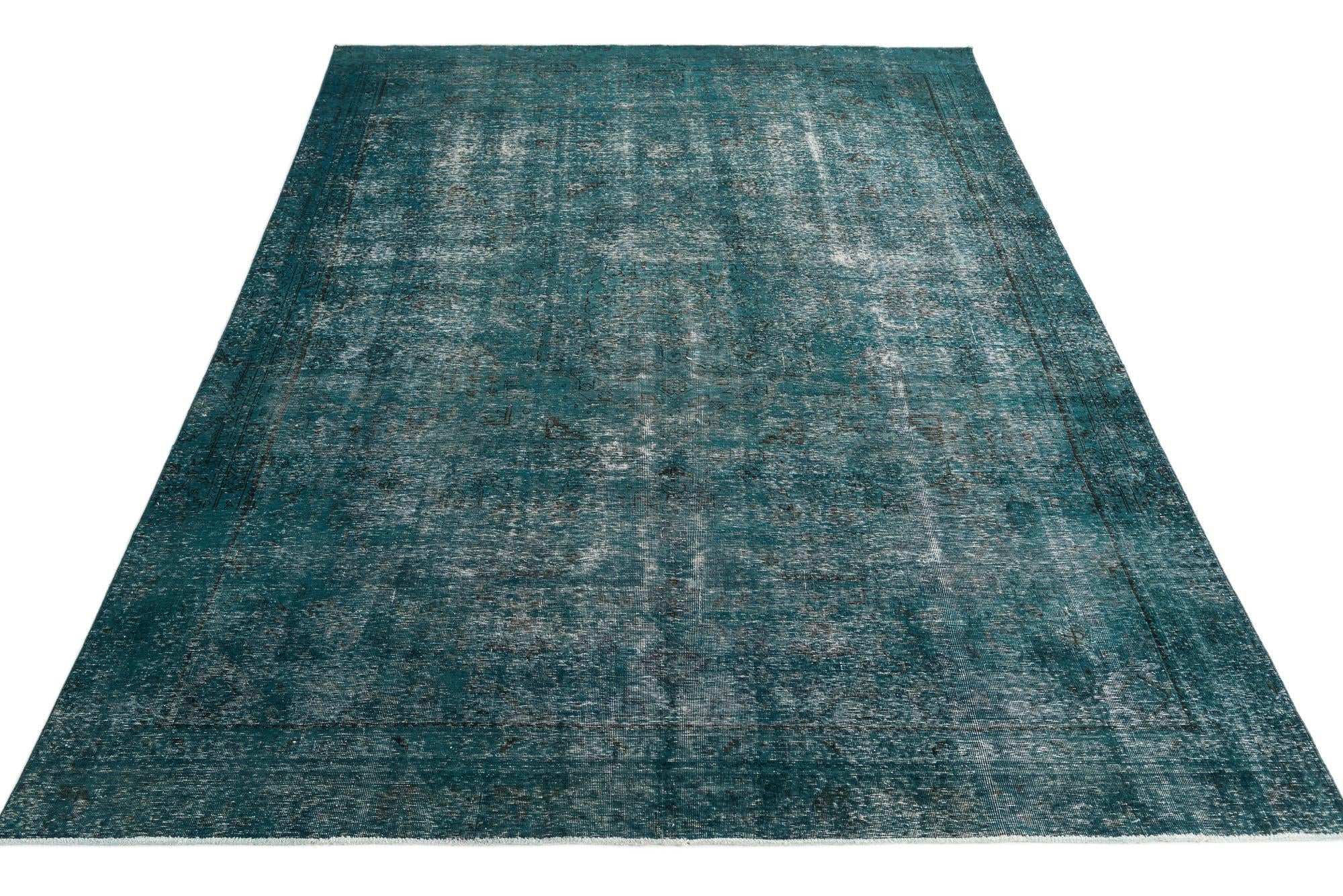 8' 3 x 11' 5 Hand Knotted Ultra Vintage Persian Wool Rug