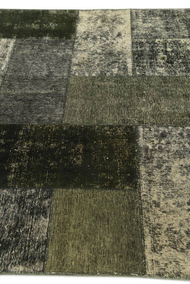 Detail image of 5' 8 x 8' Hand Knotted Ultra Vintage Persian Wool Rug